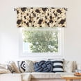 thumbnail image 7 of Drapery Wear Rod Short Curtain 54x18in Filter With Light Feature For Easy Installation Rod Free For Bedroom Kitchen Bathroom\r\n Milk Cow Print Style Sienna_1, 7 of 7