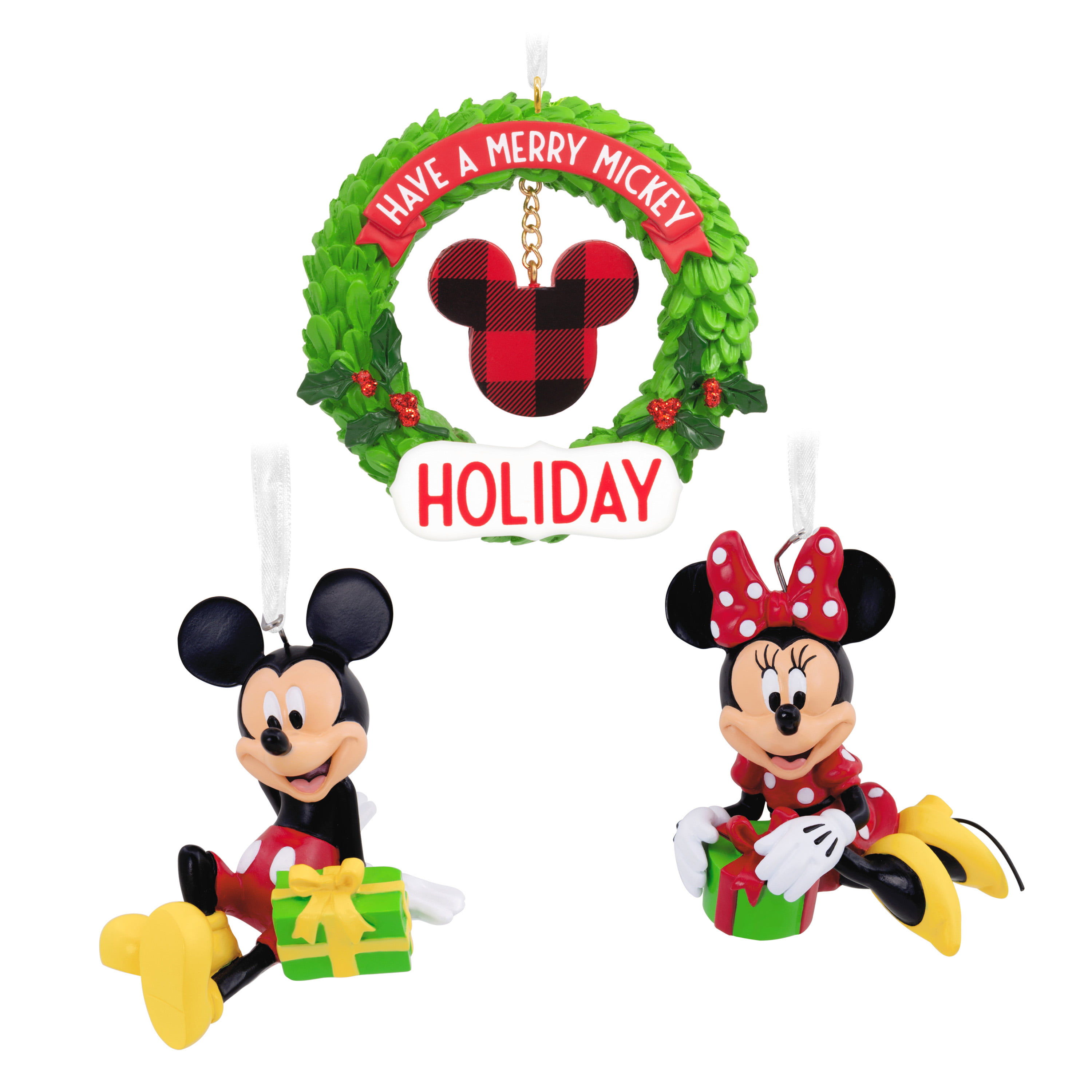 Wooden Mickey Mouse Dream Catcher Personalised Disney Christmas Decoration 