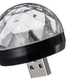 thumbnail image 2 of Mini USB Disco Light Sound Activated LED Magic Disco Ball Lamps (Negro), 2 of 6