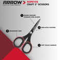 thumbnail image 3 of Arrow Scissors, Craft, 5", 3 of 4