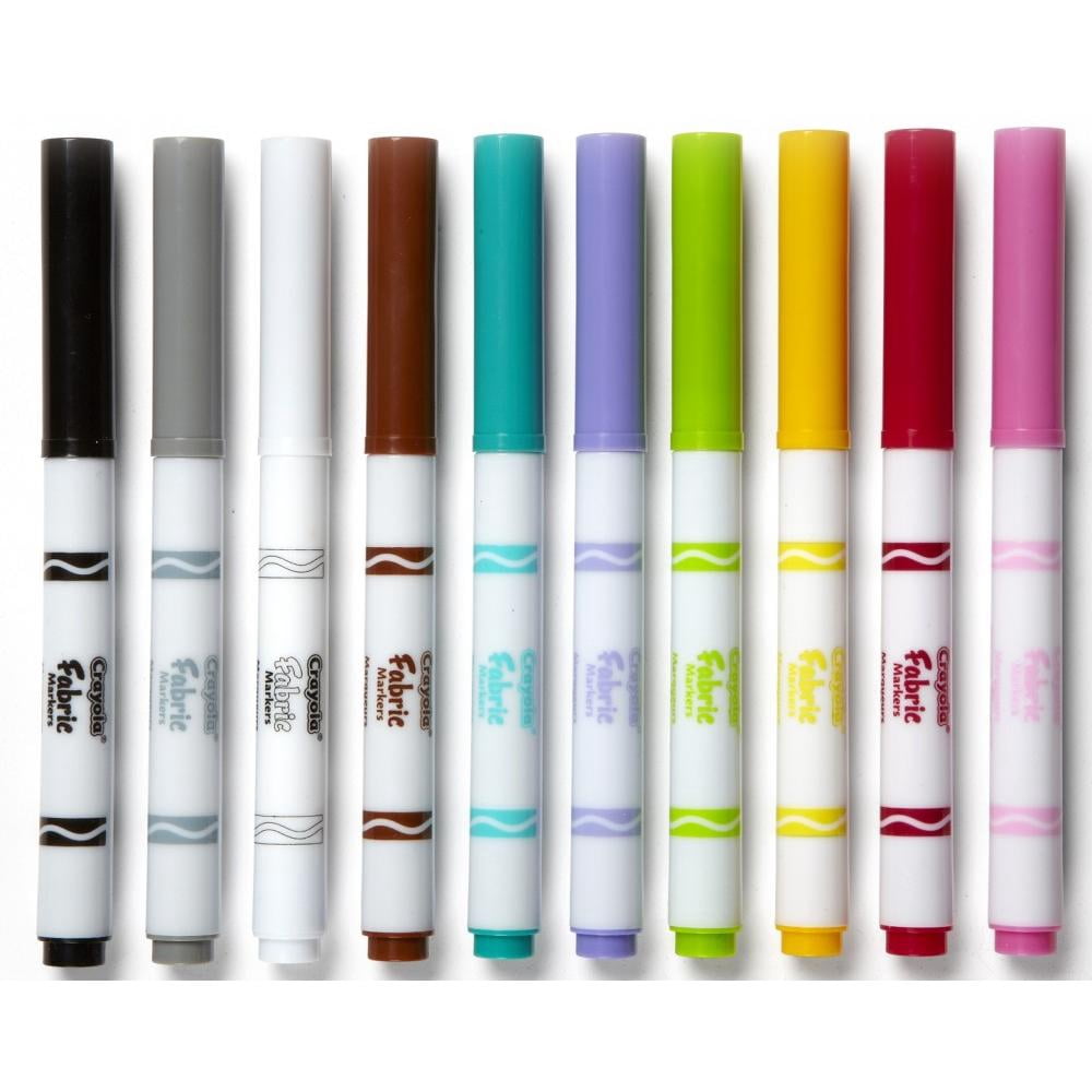 Crayola Bold Color Skinny Washable Markers with 2 Stampers, 64 Markers