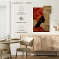 thumbnail image 5 of Elephant Stock African Black Woman Wall Art - Vertical Canvas Wall Art - Living Room Wall Decor - People Canvas - Brown And Red Decor - 24" x 36", 5 of 8