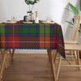 thumbnail image 3 of Rectangle Table Cloth, Buchanan Clan Tartan Plaid Pattern Resistant Washable Tablecloth Decorative Table Cover for Dining, Indoor and Outdoor, 3 of 6