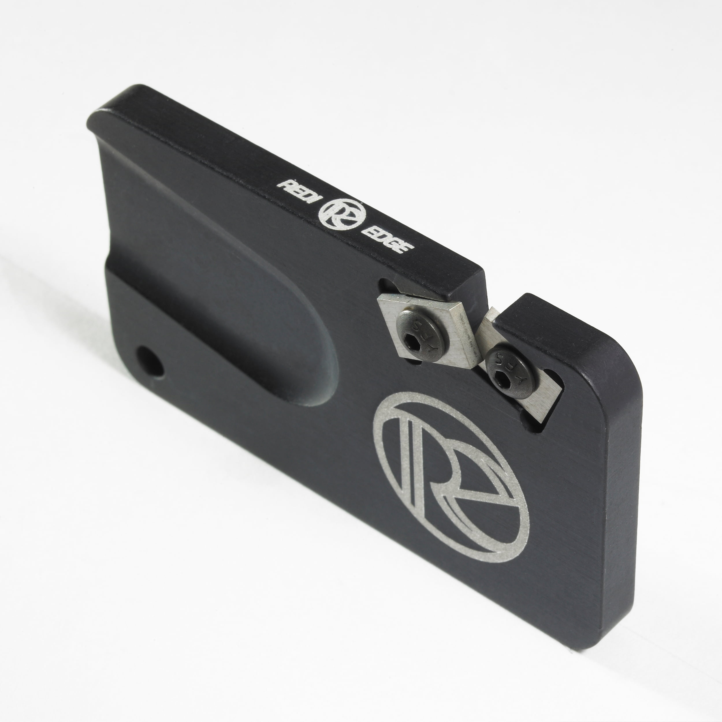 REDI-EDGE/KLAWHORN IND REPS201BL Pocket Knife Sharpener Duromite Carbide Black with Nylon Sheath