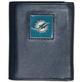 thumbnail image 2 of NFL Portefeuille Trifold en Cuir Miami Dolphins, 2 of 3