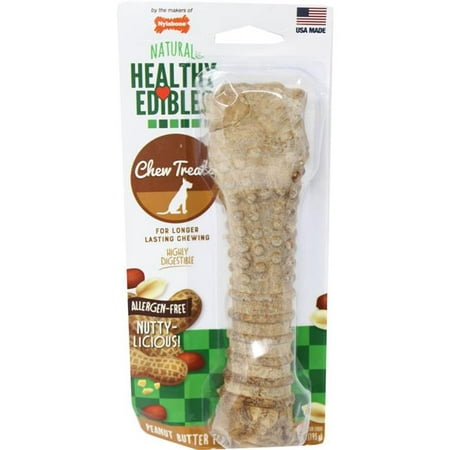 TFH Publications & Nylabone NEPB105P Healthy Edibles Chew Treats, Peanut Butter -