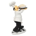 thumbnail image 4 of Ornement de Chef, Apparence Mignonne Application Large Figurine de Chef Française Compacte pour Salon, 4 of 7