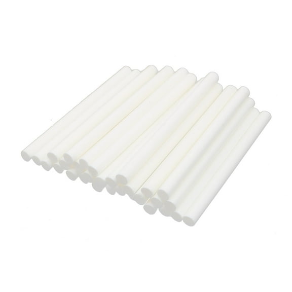 Unique Bargains 30pcs 100mmx7mm Milky White Hot Melt Glue Adhesive Stick for Heating
