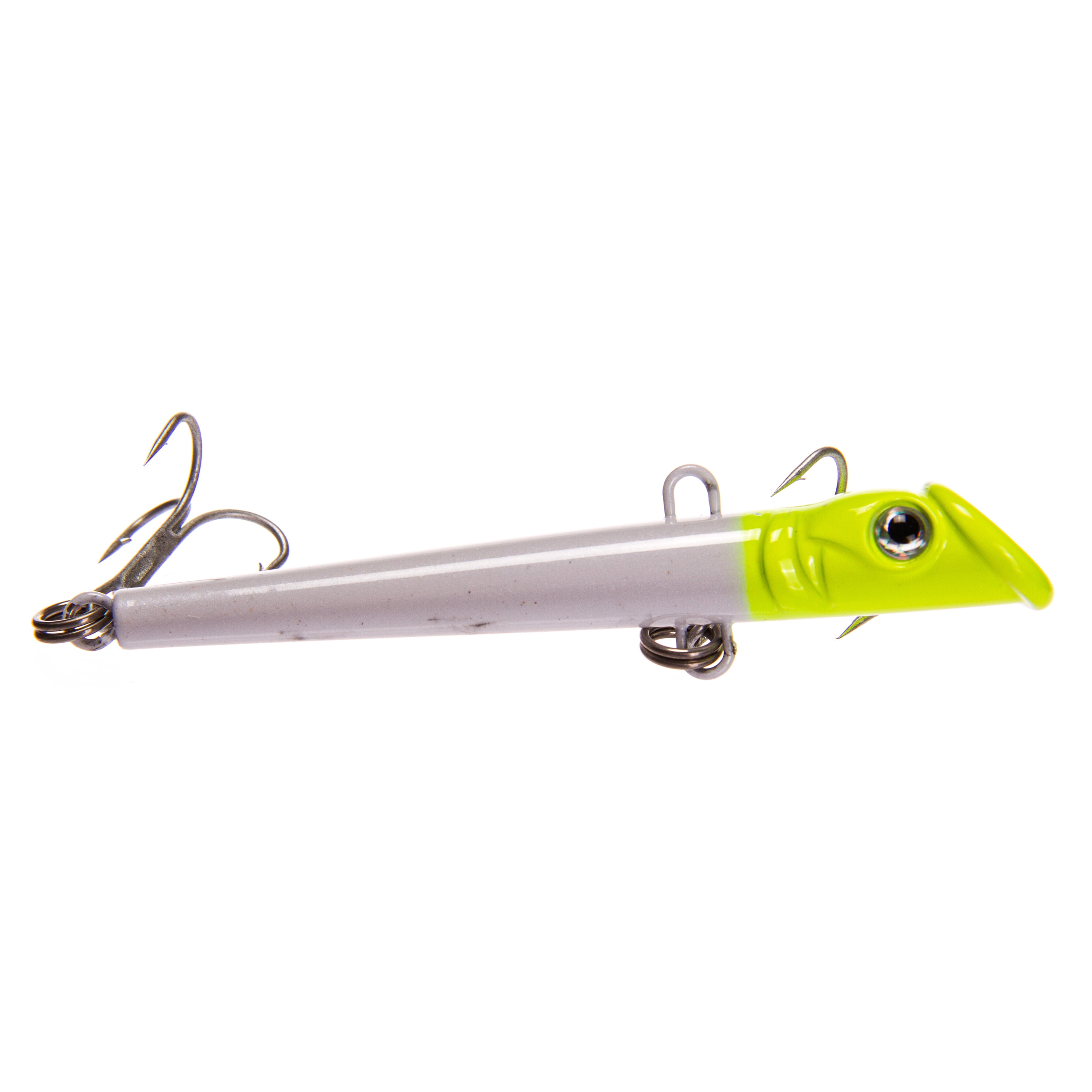 Ozark Trail Saltwater Inshore Jigging Fishing Lure, Chartreuse/White, 1 oz