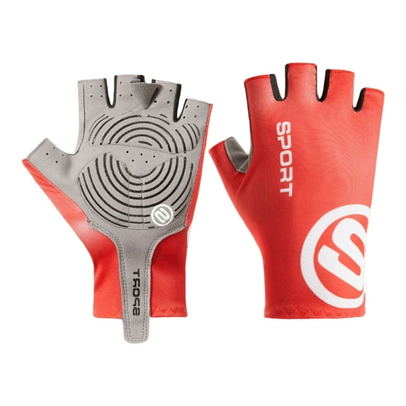 1 Pair Riding Gloves Wear-resistant Cozy Breathable Thin Anti-slip Outdoor Sports Tool Comfortable Half-Finger Driving Lure Fishing Sunscreen Gloves for Unisex