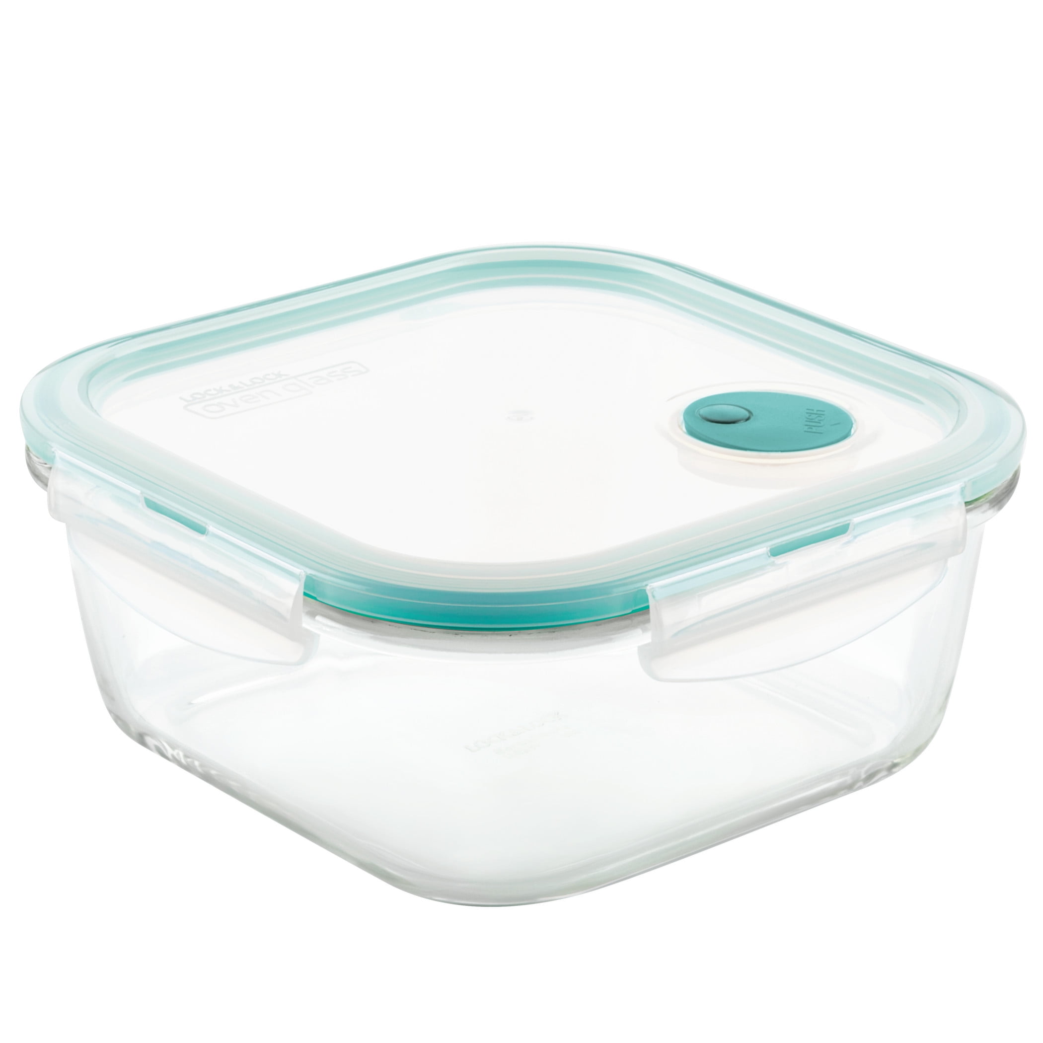 LocknLock Performance Glass Vented Food Storage Container, 47Ounce