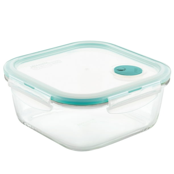 LocknLock Performance Glass Vented Food Storage Container, 47Ounce