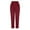 Wine, variant on Scrub Pants for Women Jogger Elastic Waist Medical Sweatpants Slimming Nursing Uniform Work Lounge Wear, Black, XL