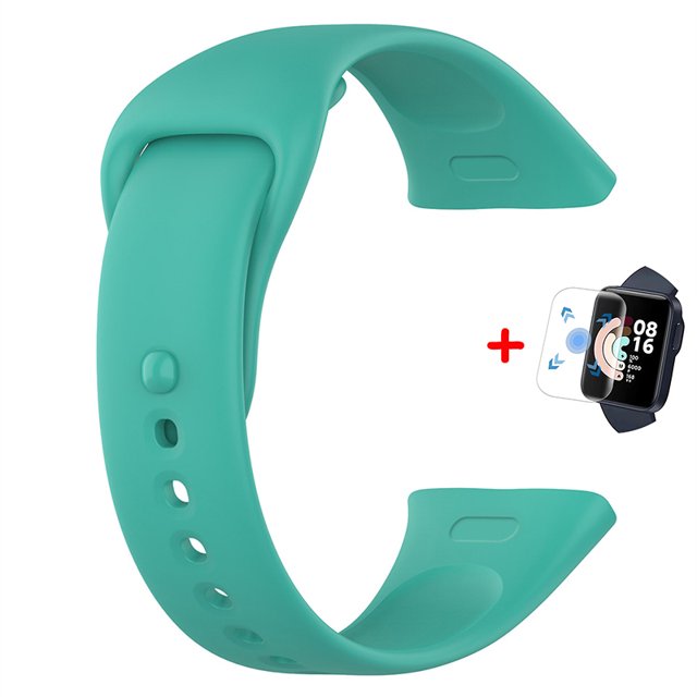 Silicone Strap For Xiaomi Redmi Watch 3 Watch Straps Replacement Watchband For Redmi Watch 3 Active/Lite Wrist Band Accessories