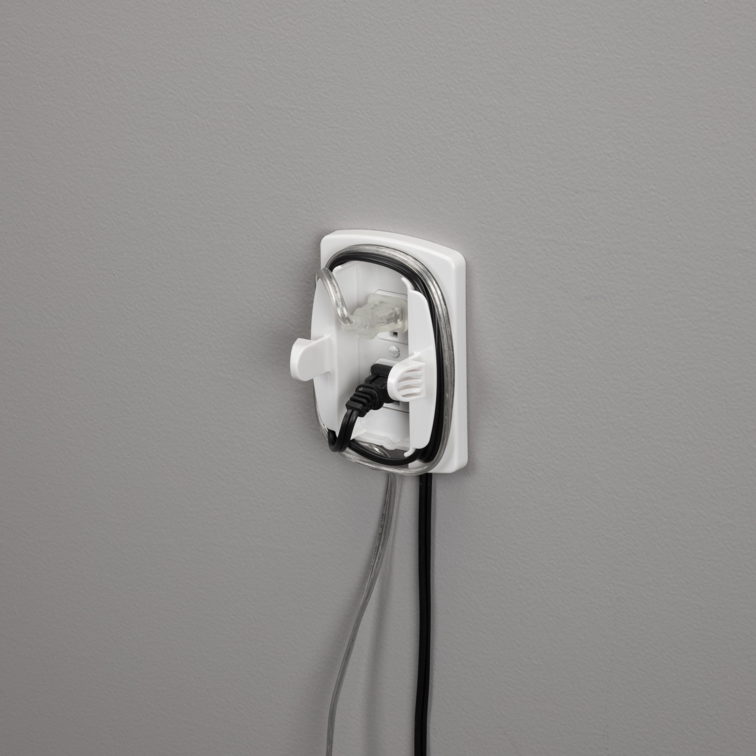 Safety 1st Outlet Cover with Cord Shortener, White, Toddler