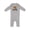 AC-Heather Grey, variant on My Grammy Loves Me Bear Grandchild Baby Romper Coveralls