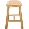 thumbnail image 2 of SAFAVIEH Anikka Rattan Bench, Natural (30.9 in. W x 11.8 in. D x 18.1 in. H), 2 of 10