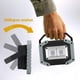 thumbnail image 5 of Luz de trabajo LED recargable Foco portátil COB impermeable 30W 1500LM para acampar al aire libre Senderismo Mantenimiento de vehículos de emergencia Iluminación del sitio de construcción 2 juegos (W8, 5 of 5