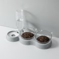 thumbnail image 1 of Cuenco para gatos, alimentador automático 3 en 1, cuenco de comida para perros y gatos con fuente de agua, cuenco doble para beber, soporte elevado, cuencos para gatos Tan Jianjun unisex, 1 of 2