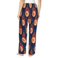 thumbnail image 3 of Fotbe American Football and Fire Flames Women's Pajama Pants,Sleepwear Pants,Pj Bottoms Drawstring And Pockets-XX-Large, 3 of 9