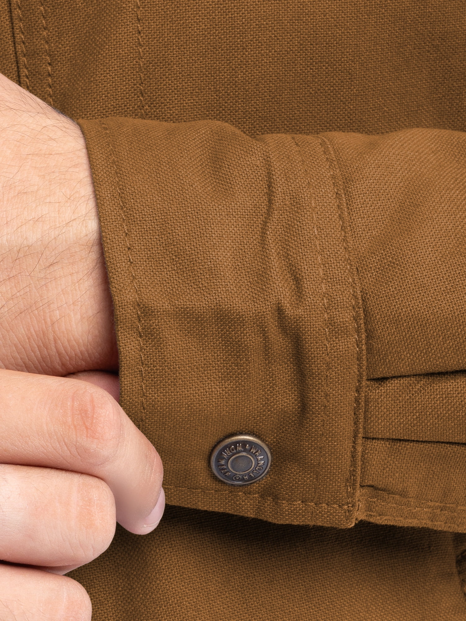 Wrangler Workwear Men's Mock Neck Jacket with Inner Linning Insulating Fabric, Size S-3XL