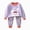 G912-Light Purple, variant on HFHAPW Boys Girls Pajamas 2 Pieces Pajama Set for Boy Girl Long Cute for Kids Jmmies Clothes Fall Winter Sleepwear