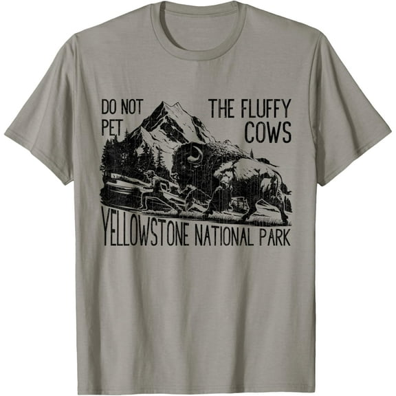 Do Not Pet The Fluffy Cows Vintage T-Shirt