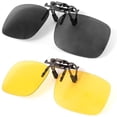 thumbnail image 3 of Gafas de Sol Polarizadas Azul Corte con Visión Nocturna y Clip Giratorio, 3 of 7
