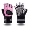 thumbnail image 1 of MHirola Guantes Para Gimnasio Gym Grip Soporte Muñeca Rosa esquí esquí Gafas de esquí, 1 of 5