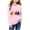 Pink, variant on Odeerbi Kids Boys Girls Christmas Crewneck Sweatshirts Fall Winter Pullover Sweatshirt Kids Long Sleeve Christmas Pattern T-shirt Sweatshirt Top Kids Clothes Black