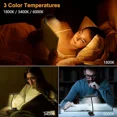 thumbnail image 3 of Gritin 19 LED Book Lamp, Rechargeable Clip-on Reading Lamp, Eye Protection, Stepless Dimming, 360° Flexible Neck[CA], 3 of 5