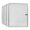 4 slices, variant on Replacement Air Filter For Basement Humidity Reducer 30X26X1Cm Metal Screen Prefilter Captures Hair Debris