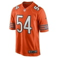 thumbnail image 2 of Men's Nike Brian Urlacher Orange Chicago Bears Retired Player Jersey, 2 of 3