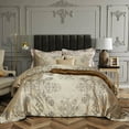 thumbnail image 6 of 6-Pc Luxury Jacquard Bedding Duvet Cover Set (King), 6 of 6