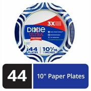 2X - Dixie Ultra Paper Plates 10 Inch Disposable Plate 44 ct