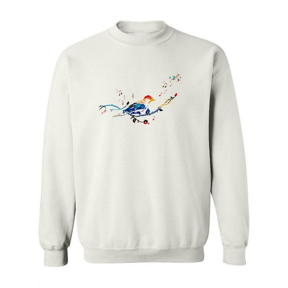 Colorful Singing Bird Sweatshirt Women -Image by Shutterstock, Female x-Large