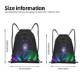 thumbnail image 2 of Pofeuu Trolls Band Together for Water-Resistant 210D Drawstring Bag Compact Foldable Design Gym Yoga Travel Essentials Lightweight Carryall-Medium, 2 of 6