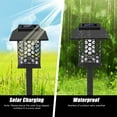 4Pack Waterproof Solar Bug Zapper Outdoor Mosquito & Fly Killer