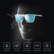 thumbnail image 2 of Gafas de Sol Cuadradas Polarizadas ZENOTTIC para Hombre en Fibra de Carbono, 2 of 6