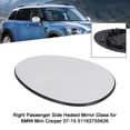 thumbnail image 6 of Right Passenger Side Heated Mirror Glass for BMW Mini Cooper 07-15 51162755626, 6 of 15