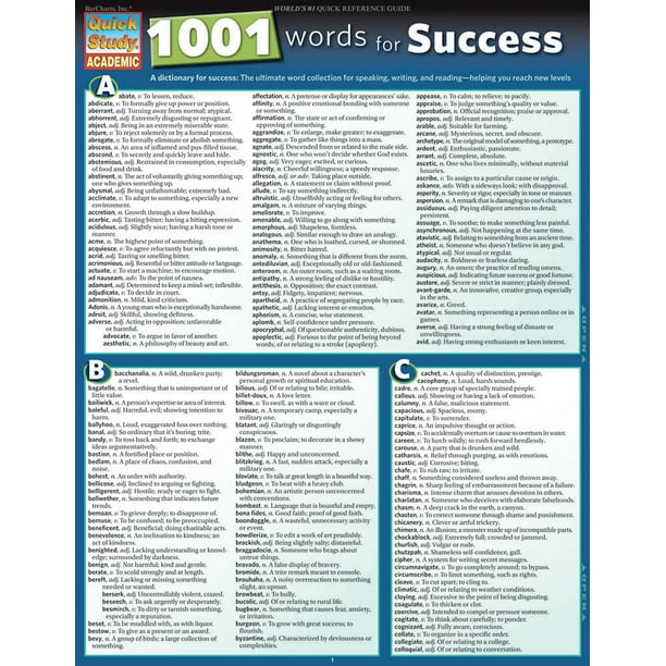 1001 Words For Success Walmart Com Walmart Com