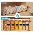 thumbnail image 4 of Juego de recipientes para cereales Vtopmart, 3 unidades, 4 litros, herméticos para almacenar alimentos, 4 of 6