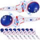 thumbnail image 4 of BRIGHTFUFU 50 Uds. Globo inflable de mano con temática de astronauta suministros de fiesta de globos de papel de aluminio, 4 of 7