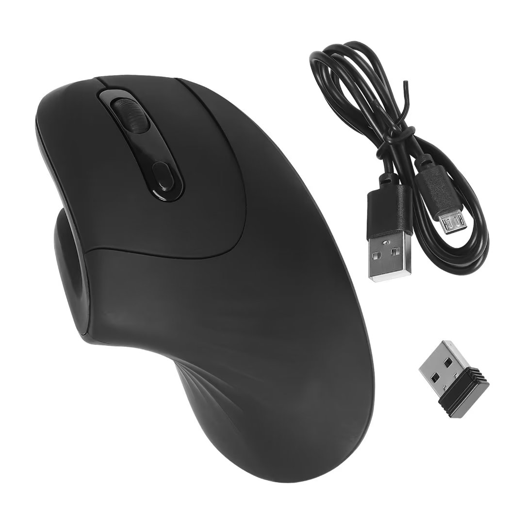 YOCUNKER Wireless Vertical Mouse Ergonomic Optical Mouse with USB