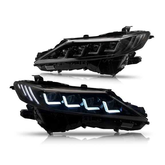 Headlights / Frontlamps For CAMRY 2018-2024 8th gen CAMRY LE/XLE/SE/XSE/TRD Headlights(A Pair,Plug&Play)