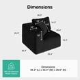 thumbnail image 2 of Novilla Modular Sectional Sofa, Modern Cloud Sectional Couch with Smarts Coil™ Support, Upholstered Boneless Couch for Living Room Apartments Bedroom, No Assembly Required (Left-arm Seat), 2 of 11