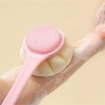 thumbnail image 3 of Cepillos, cepillo de limpieza, cepillo limpiador, cepillo de baño de mango largo, cepillo de baño de pelo suave dos en uno, cepillo para frotar la espalda, cepillo de doble cara, cepillo de baño, bola, 3 of 3