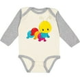 thumbnail image 3 of Inktastic Cute Colorful Caterpillar Boys or Girls Long Sleeve Baby Bodysuit, 3 of 5
