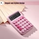 thumbnail image 4 of Calculadora Mr. Pen - Interruptor mecánico (12 dígitos), color rosa, 4 of 9