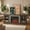 Grey, variant on TV Stand for 75" TV, Media Console w/ 23" Fireplace & Storage, Faux Stone Entertainment Center, Cherry